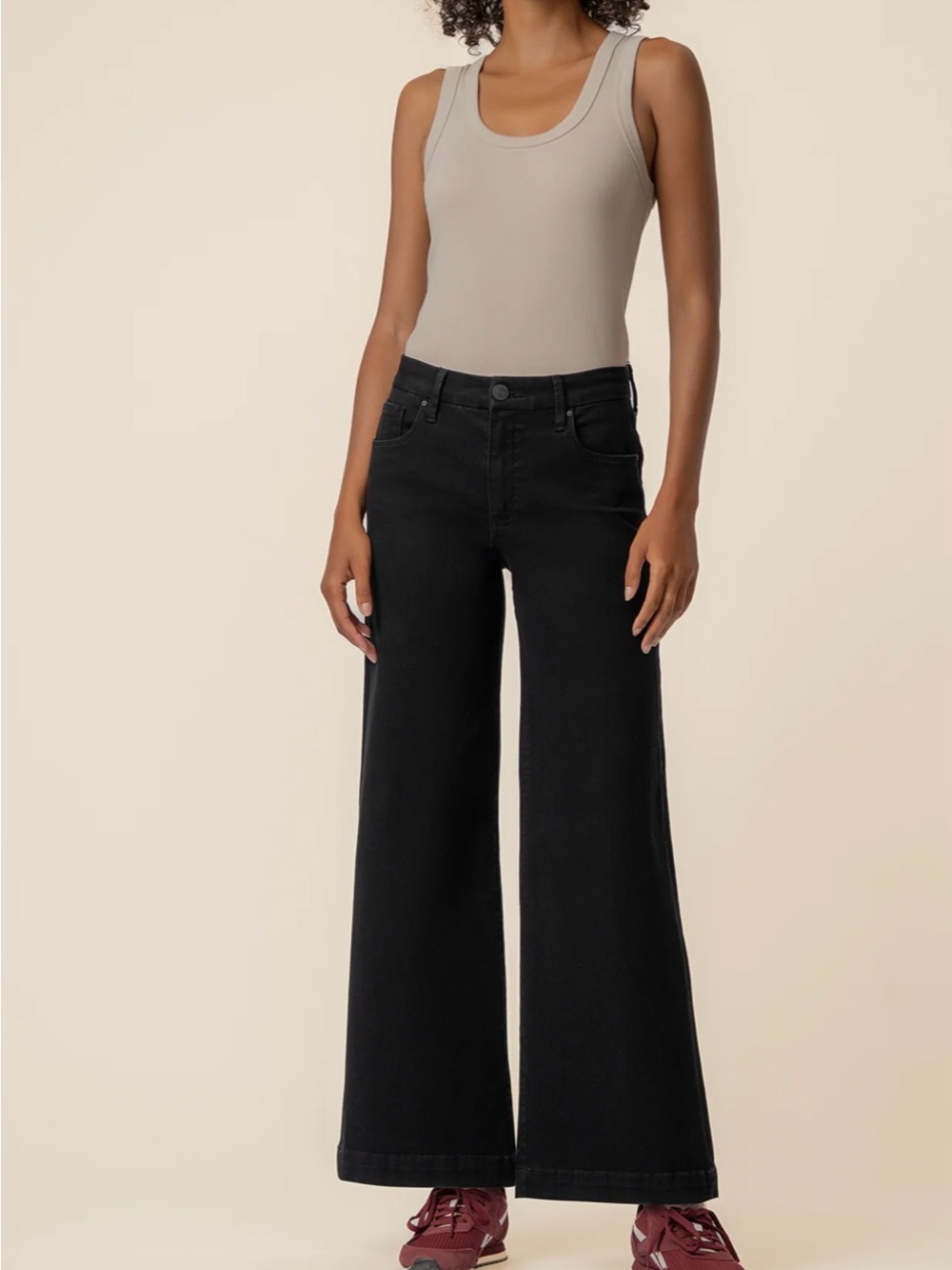 Kut from the Kloth Black Wide-Leg Jeans